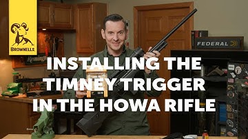 Quick Tip: Installing The Timney Trigger In The Howa Rifle