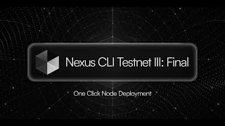 How To Run Nexus Testnet 3 Node In 2 Minutes Using Mintair