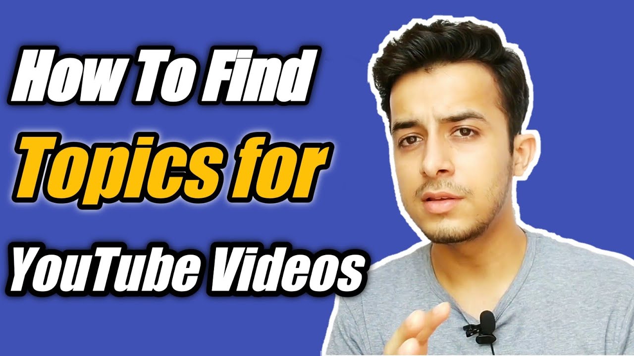 How To Find Topics For Youtube Videos | Tech Fom | - YouTube