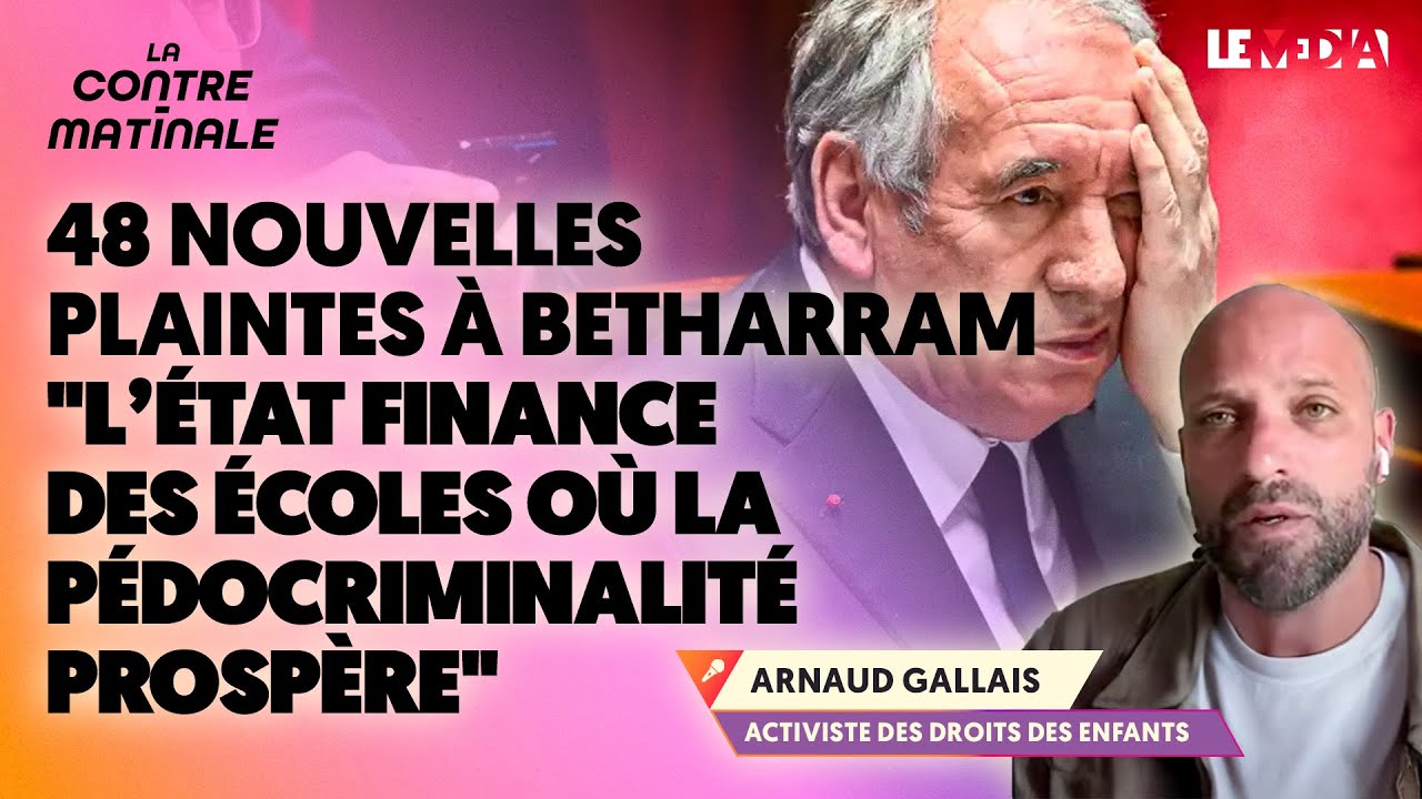 ⁣BETHARRAM : 48 NOUVELLES PLAINTES / "L’ÉTAT FINANCE DES ÉCOLES OÙ LA PÉDOCRIMINALITÉ PROSPÈRE"