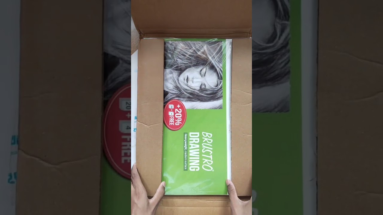 Unboxing Brustro Drawing paper || A3 size paper 👍