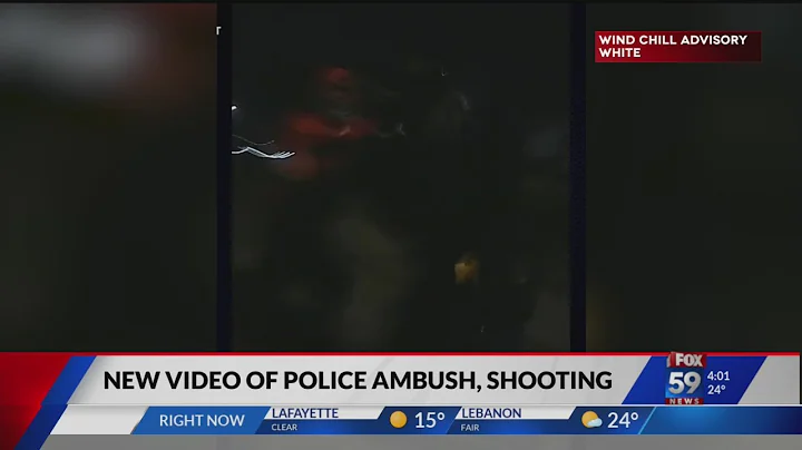 IMPD releases dramatic body camera footage of an officer involved shooting where two officers were a