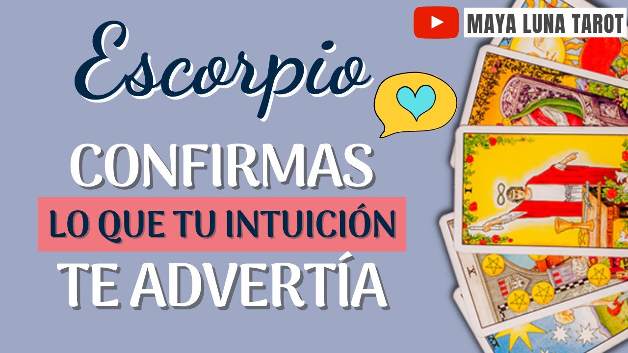 ESCORPIO ️ PREPÁRATE PORQUE LO QUE VAS A DESCUBRIR NO TE GUSTARÁ ...