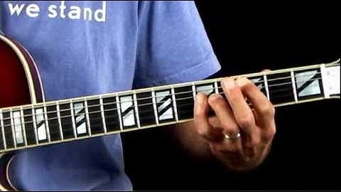 Jazz Guitar Lessons - Inversion Excursion - C Major 6 Chord Inversions 1