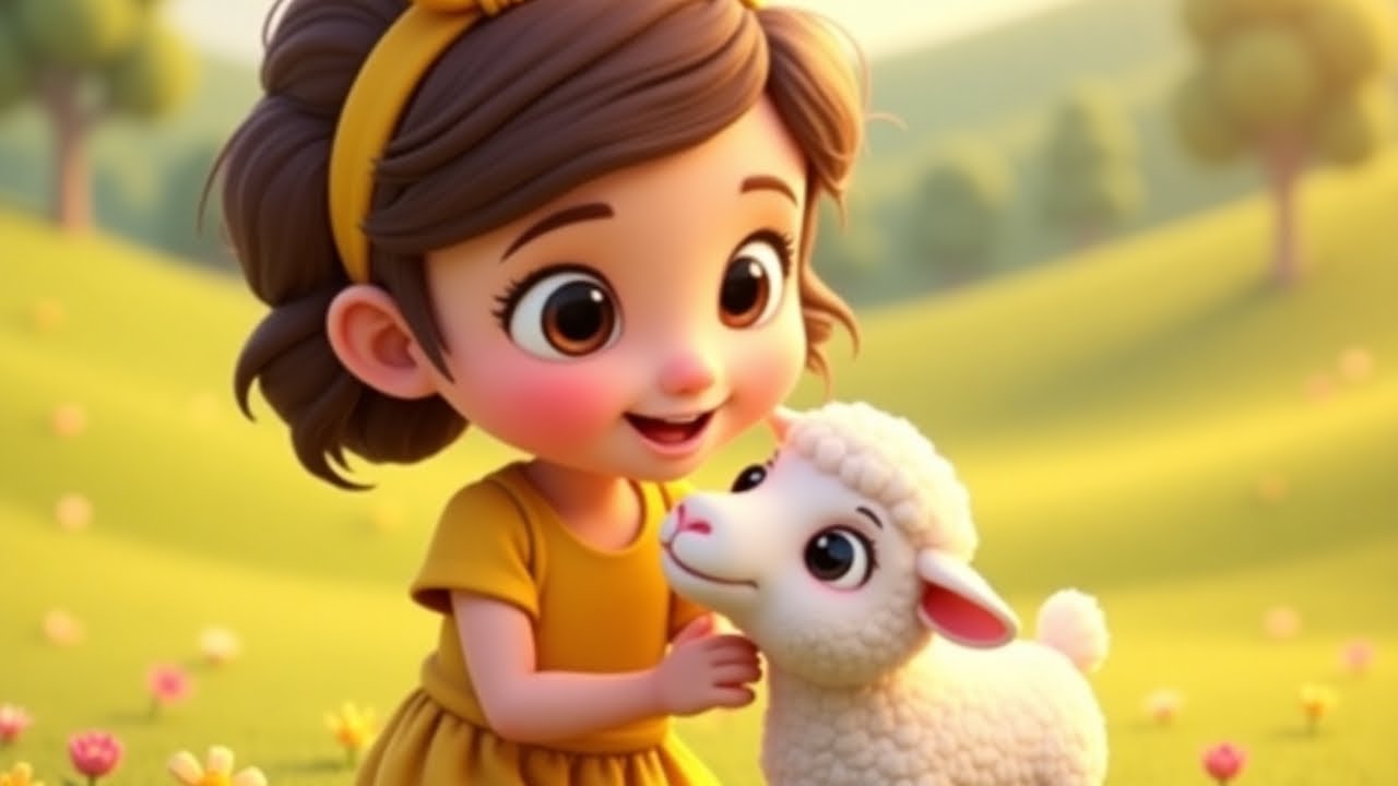 Lamb Baby Rabbit Mary Had a Little Lamb | Baby Rabbit Nursery Rhyme - YouTube