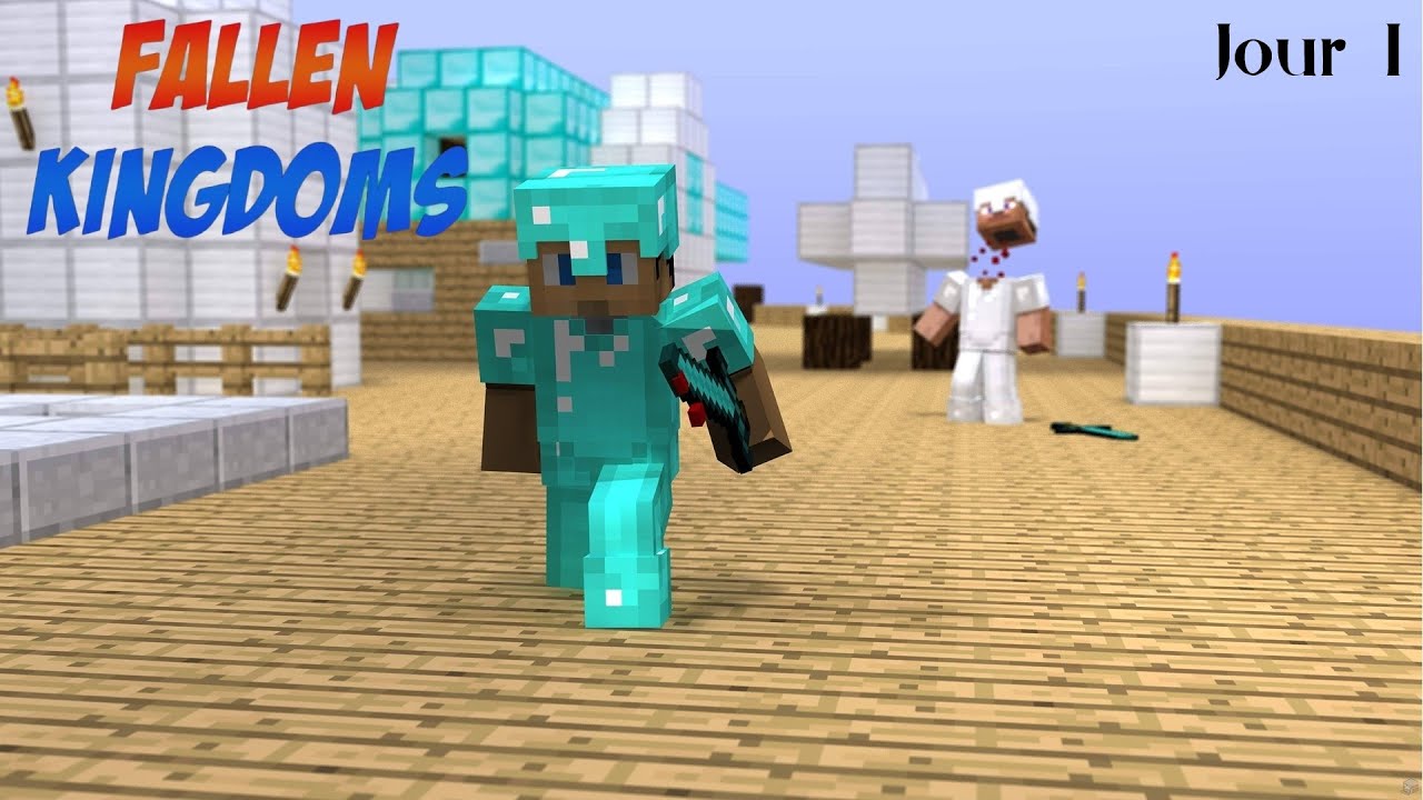 Minecraft - Fallen Kingdoms - Jour 1 - YouTube