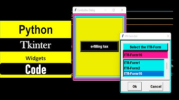 28. ComboBoxDialog Widget👌 | Python Tkinter & Pmw Widget | Practical Tutorial