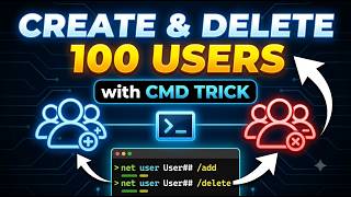 How to Create & Delete Multiple User Accounts Using a Single Command in Windows 10/11