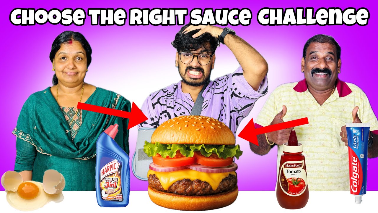 CHOOSE THE RIGHT SAUCE CHALLENGE 🤩