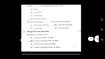 HBSE Annual Exam Answer Key | Class 12 English Paper 2022 Solved |  Part-2 SET C | 11-04-2022
