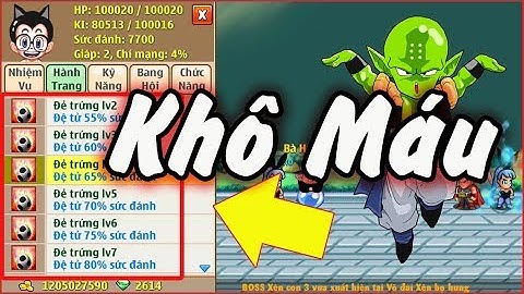 Ngọc Rồng Online - Củng Cố Lại Skill Cho Mynlegend