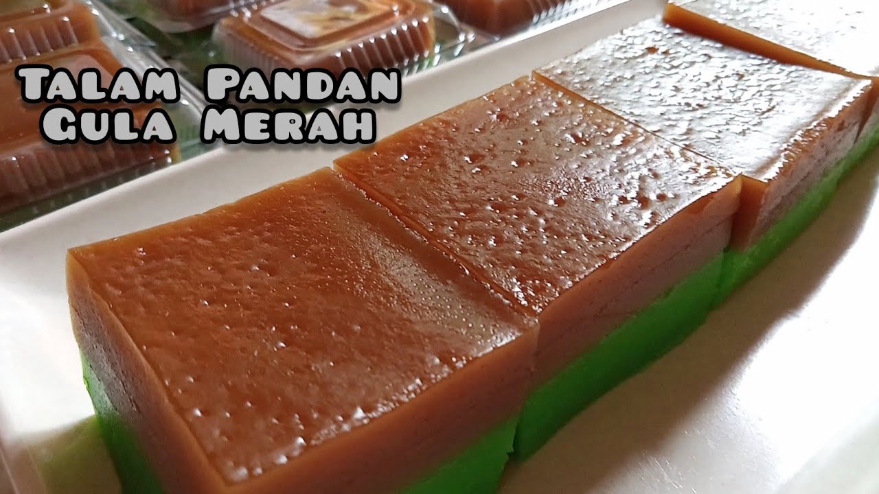 Ide Jualan!! TALAM PANDAN GULA MERAH Enak dan Legit