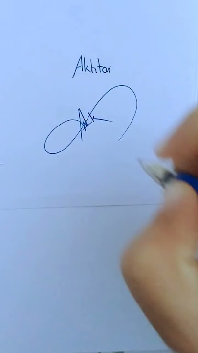 Akhtar name signature #sign #signature #name #new #style #a #aletter #alettersign #akhtar