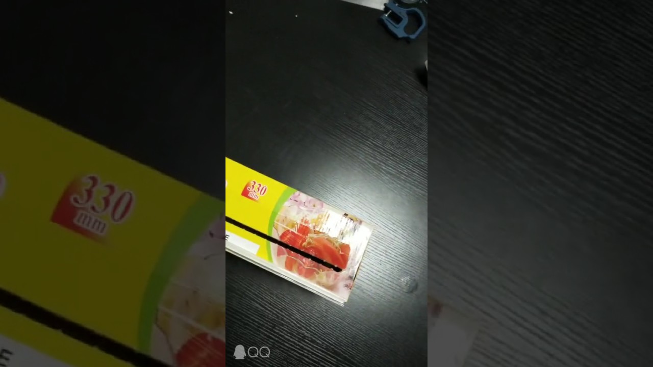 Slide cutter type pe cling film