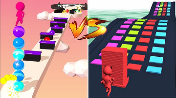 MAX LEVELS Stack Color vs Stack Rider🔮🟢🔵:All Levels Gameplay Walkthrough Android, iOS BIG UPDATE