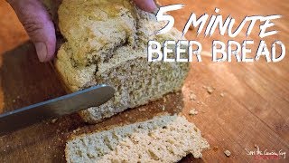 Simple 5 Minute Beer Bread | SAM THE COOKING GUY