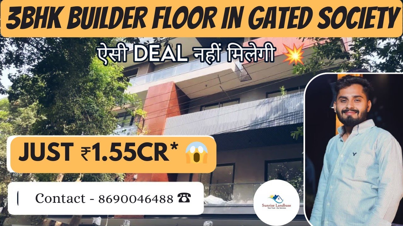 Value For Money 3BHK Builder Floor For Sale Vipul World Gurgaon