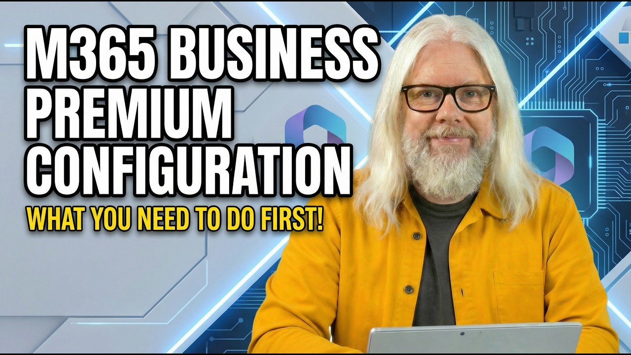 M365 Business Premium Configuration: What You Need to Do First! - YouTube