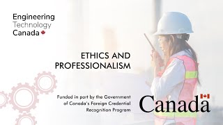 Ethics and Professionalism