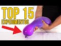 TOP 15 EXPERIMENTOS 2022 | Experimentos Caseros que te sorprenderán