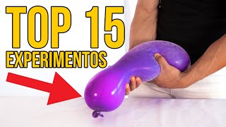 TOP 15 EXPERIMENTOS 2022 | Experimentos Caseros que te sorprenderán