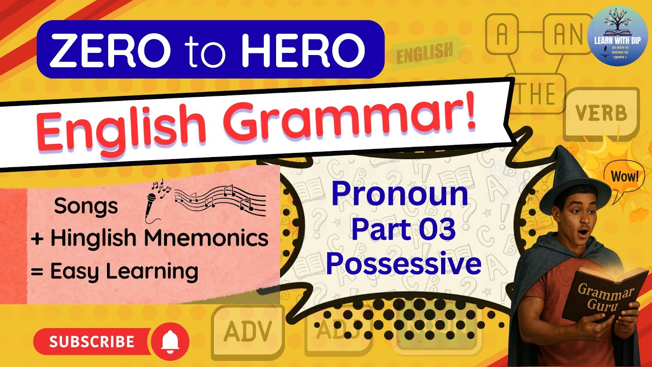 Zero to Hero | Pronoun part 03 |  SSC, Bank, Railway | Mine, Yours, or Theirs? Don't Get Confused