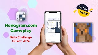 Nonogram.com Logic Puzzle Game | Daily Challenge 09 Nov 2024 #gameplay #owl screenshot 3