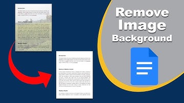 how to remove image background from google docs