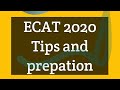 ECAT 2020 tips for passing Test