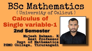 27 differential equation | 2nd Sem | BSc Maths | Calculus of Single Variable | Calicut University