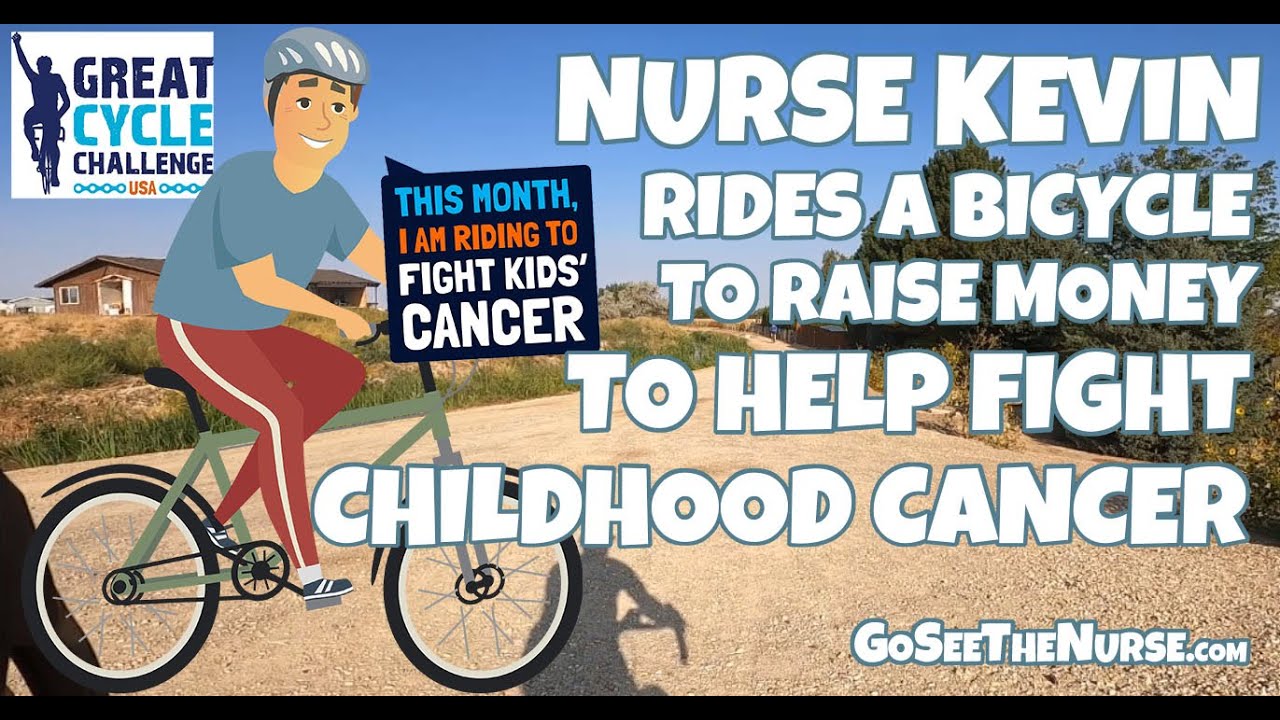 Nurse Kevin Rides a Bicycle for Cancer Research - YouTube