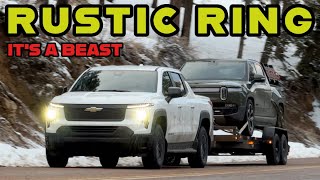 Setting The Benchmark! Chevy Silverado EV 4WT vs The Rustic Ring Electric Vehicle Towing Challenge