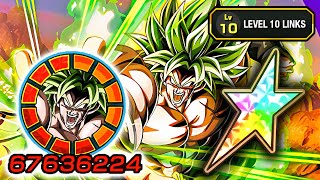 100% NEW LR FULL POWER SSJ BROLY LEVEL 10 LINKS SHOWCASE!!! Dragon Ball Z Dokkan Battle