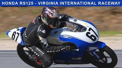 Honda RS125 Practice session @ VIR, 6/20/10
