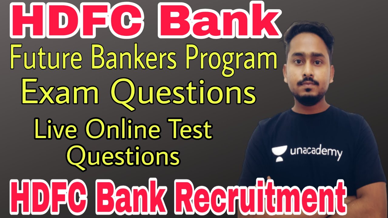 HDFC Future Bankers Exam Questions HDFC Future Bankers Program HDFC hdfc-future-bankers-exam-questions-hdfc-future-bankers-program-hdfc
