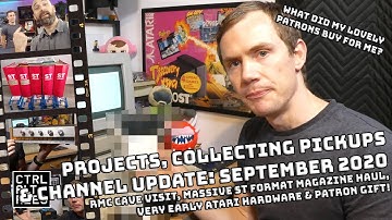 Projects & Pickups: Visit To RMC, ST Format Magazine Binders, Early Atari Hardware & Patron Gift!