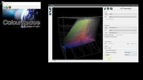ColourSpace LUT Generation Menu