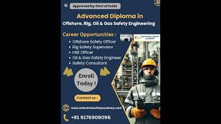 Offshore Oil and Gas Safety Engineering Course in Chennai - Industrial Safety Academy #hse