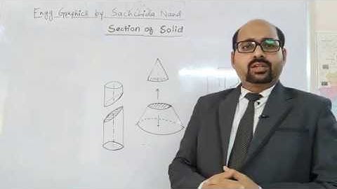 SECTION OF SOLID CONCEPT CLASS - VIDEO 1 - ENGINEERING GRAPHICS