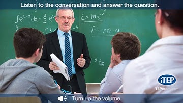 iTEP Listening Exercise 7