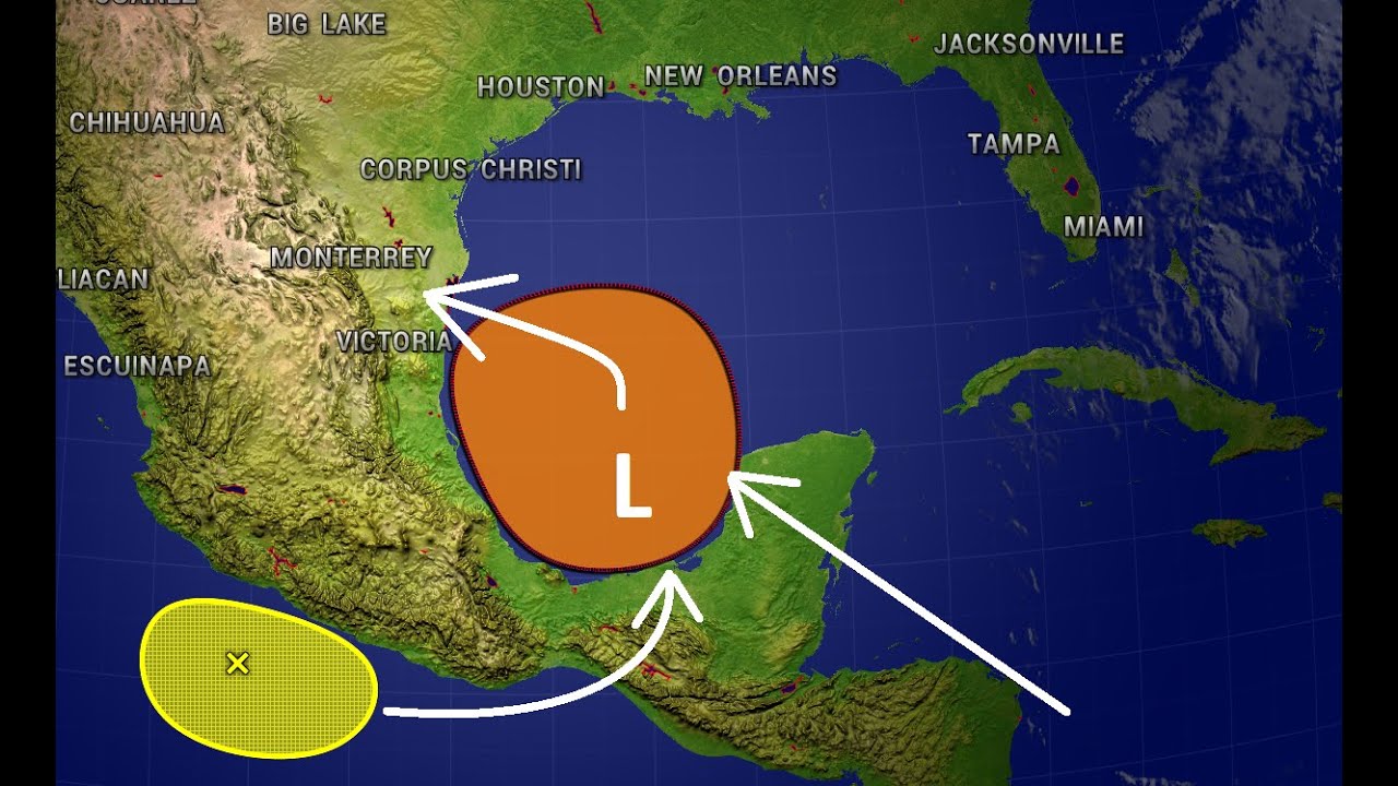 Possible Tropical Storm to form in the Gulf of Mexico. Watching in # ...