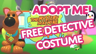 Scoob leaves Adopt Me on Monday! ️ Get your FREE Detective's Costume now  Adopt Me! on Roblox