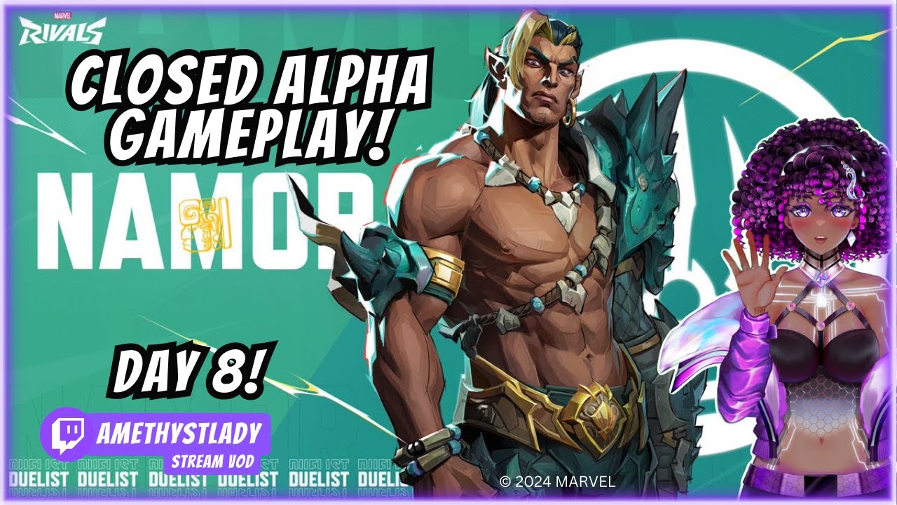 Marvel Rivals Closed Alpha Test Day 8! | Marvel Rivals Gameplay | AmethystLady