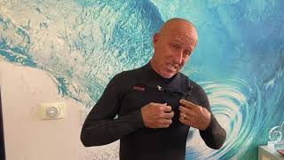 How to get into and out of a front-zip wetsuit with eBodyboarding.com's Jay Reale