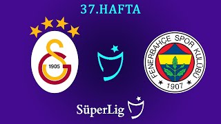 Pes 2017 Türki̇ye Süper Li̇g 37.Hafta Galatasaray - Fenerbahçe