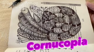 51 pattern/ zentangle /Cornucopia