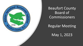 May 1, 2023 Beaufort County Board of Commissioners Meeting