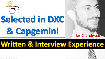 DXC Technology written and Interview Experience| Selected in DXC and Capgemini| Motivation |