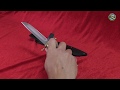 Нож &quot;Титан&quot;, реплика легендарного ножа Финка НКВД, нерж. сталь 95Х18, рукоять - граб, латунь