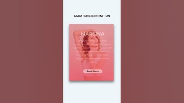 CSS Card Hover Animation #shorts